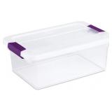 STERILITE 17531712 15-Quart ClearView Latch Box St