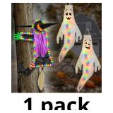 Halloween Outdoor Decoration 39' Crashing Witch in