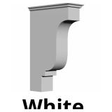 Ekena Millwork Edinburgh 4-1/8-in x 10-3/8-in x 16
