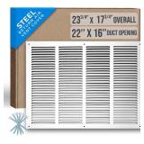 Fits 22x16 Duct Opening | Steel Return Air Grille
