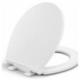 Round Toilet Seat, Standard 16.5  Slow/Soft Close