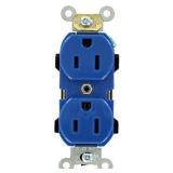 Leviton 5252-BU 15 Amp, 125 Volt, Industrial Serie