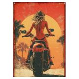 Original Vintage Design Wall Art Print Poster, Bik
