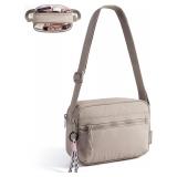 BAGSMART Small Crossbody Bags for Women, Dual-comp