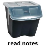 Redmon Since 1883 10 Gallon Stackable Shutter Bins