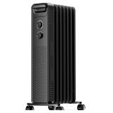 Portable Electric Radiator Heater, Space Oil Fille