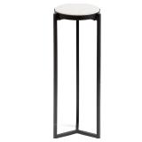 Kate and Laurel Aguilar Modern Round Drink Table,