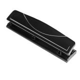 Amazon Basics 3 Hole Punch, 10 Sheet Capacity, Bla