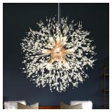 SineRise Firework Crystal Chandelier, Modern Dande