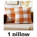 MIULEE Fall Throw Pillow Classic Farmhouse Buffalo