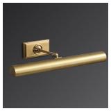 Brass Picture Light for Wall, 18in Gold Picture Sc