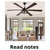 Fanbulous 65 Inch Ceiling Fan with Lights, Remote