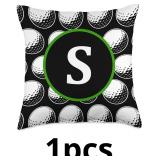 Monogram Initial Name Letter S Cute Golf Sport Bal