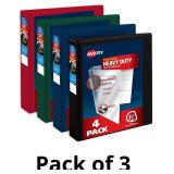 Avery Heavy-Duty View 3 Ring Binders, 1.5 Inch One