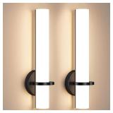 AIJIASI Black Sconces Wall Lighting, 18 inch LED D