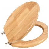 Toilet Seat, Solid Wood, Rubber Wood, High Gloss F