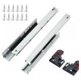 6 Pair 22 Inch (550mm) Soft Close Undermount Drawe