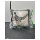 A Very British Pheasant Throw Pillow