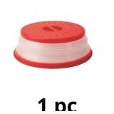 Tovolo Red/White Plastic Collapsible Microwave Foo