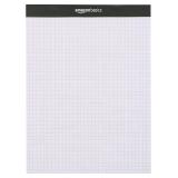 Amazon Basics Quad-Ruled Paper Pad - Pack of 2, 8.