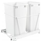 Rev-A-Shelf Double 35 Qt Pullout Trash Can for Bas