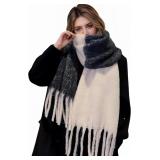 Women's Winter Scarfs, Mohair Vintage Scarf for Wo