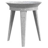 Panacea Galvanized Metal Outdoor Bird Bath, 2 Inch