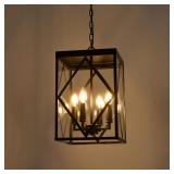 Outdoor Hanging Lighting, 4-Light Modern Outdoor H