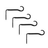 Set of 4 Trellis Wall Metal Brackets, 3.5 in. Long