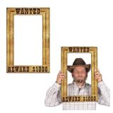 Beistle 52158 Wanted Photo Booth Fun Selfie Frame