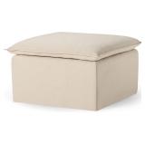 Maven Lane Claude Large Square Rustic Upholstered