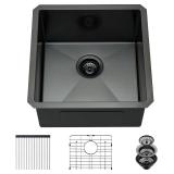 Undermount Kitchen Sink, 18 x 18 x 10 Inch Single