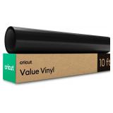 Cricut  Value Permanent Vinyl, Black (12 in x 10 f