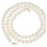 uxcell Imitation Pearl Purse Strap, 47' Pearl Cros