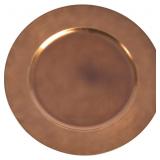 SARO LIFESTYLE Decorative Charger Plates, 13  Roun