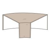 1250-TN Sectional Wedge Outdoor Cover with UV Trea