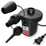 Quick-Fill Electric Air Pump with 3 Nozzles, Porta