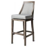 Maven Lane Vienna Bar Stool, Reclaimed Oak Finish