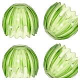 4 Pcs Classic Green Tulip Ceiling, Glass Green Tul