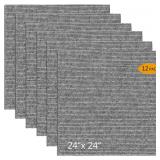12Pcs Carpet Squares 24 x 24  Carpet Tiles Peel an