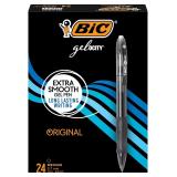 BIC Velocity Retractable Gel Pen, Medium Point, Bl