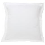 FRESH IDEAS Poplin Tailored Pillow Sham, Euro, 26x