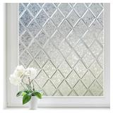Haton Window Films for Privacy, 3D Frosted Glass F