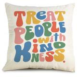 OUZ Treat People with Kindness Pillow Case - Inspi