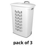 Sterilite Ultra Wheeled Laundry Hamper with Lid, H