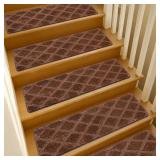 Stair Treads Set of 15 Non-Slip Peel and Stick Sta
