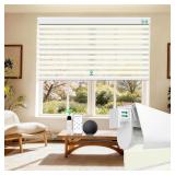 Allesin No Drill Motorized Zebra Blinds   Recharge