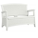Suncast Elements BMWB5000W Resin Wicker Design Lov