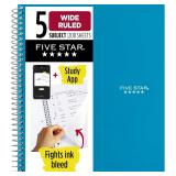 Five Star Spiral Notebook + Study App, 5 Subject,