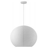 Large Rice Paper Pendant Light Kit, 20in White Glo